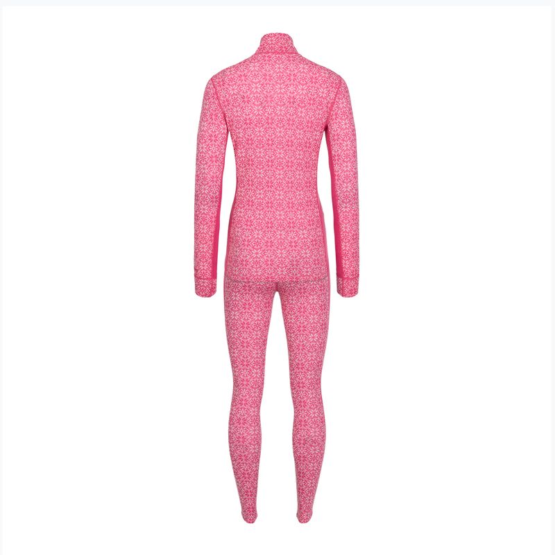 Дамски комплект термобельо Woolcano SET1121 Pink 2