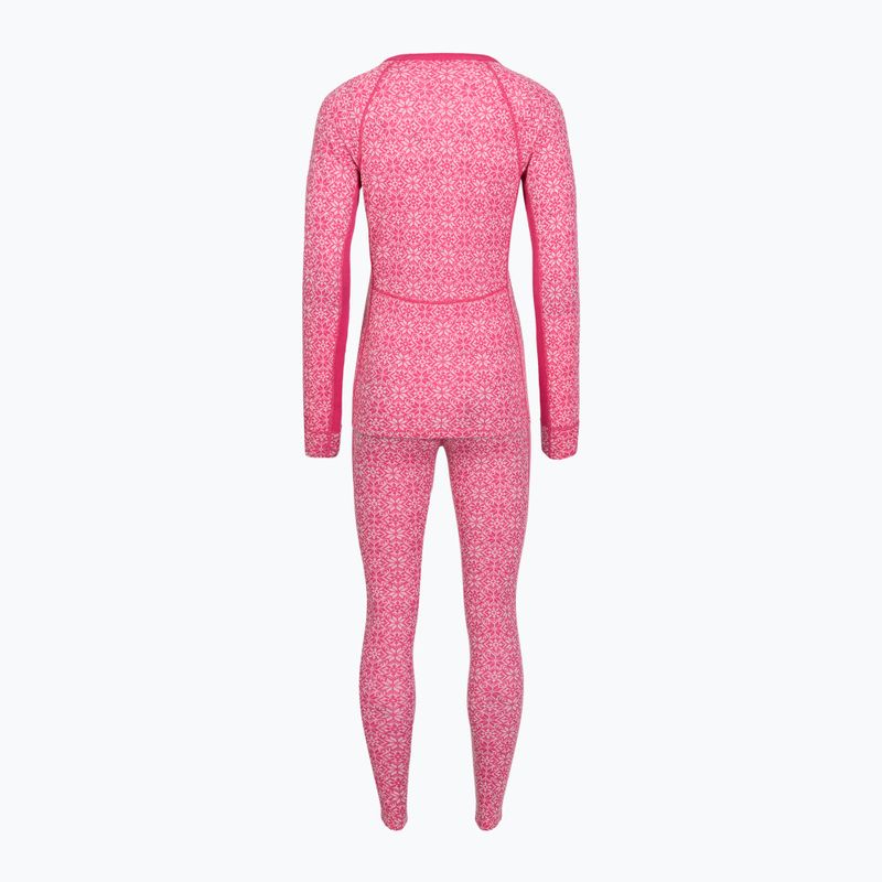 Дамски комплект термобельо Woolcano SET1109 Pink 2