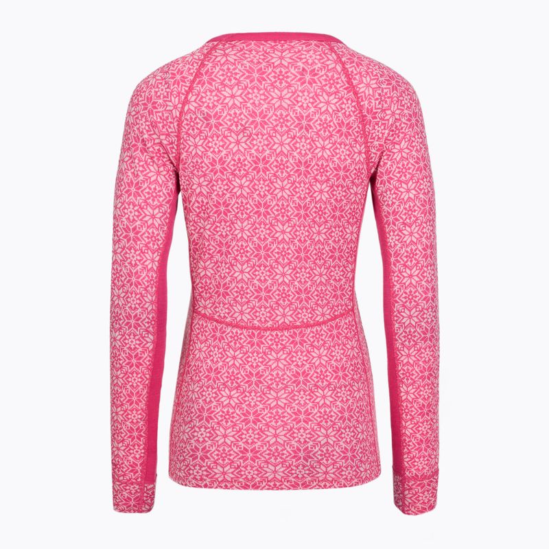 Дамски комплект термобельо Woolcano SET1109 Pink 4