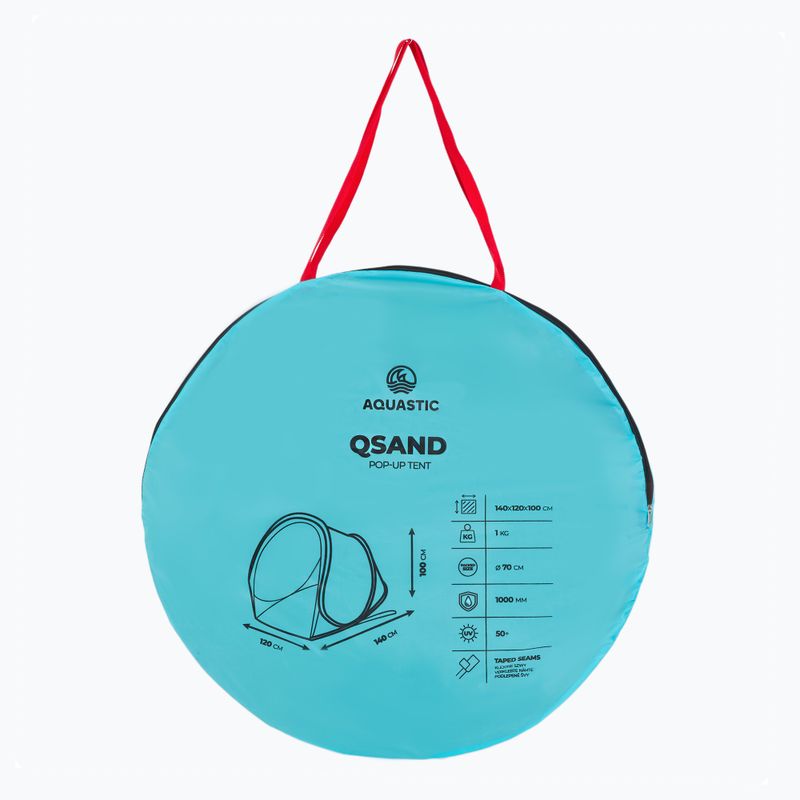 Плажна палатка AQUASTIC Qsand, синя 8