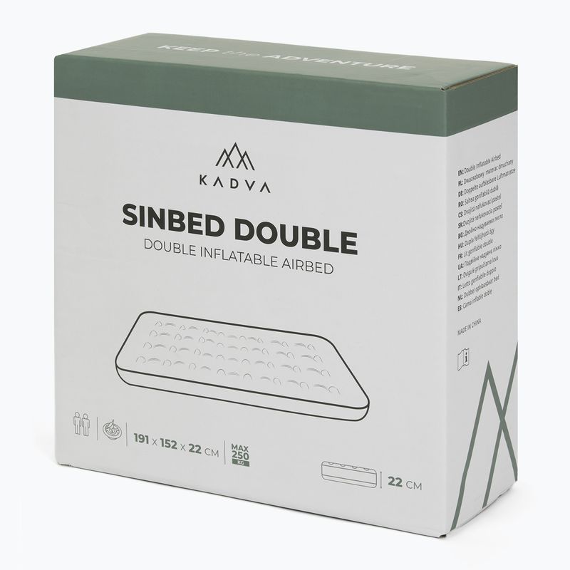 Надуваем матрак Kadva Sinbed Double blue 8