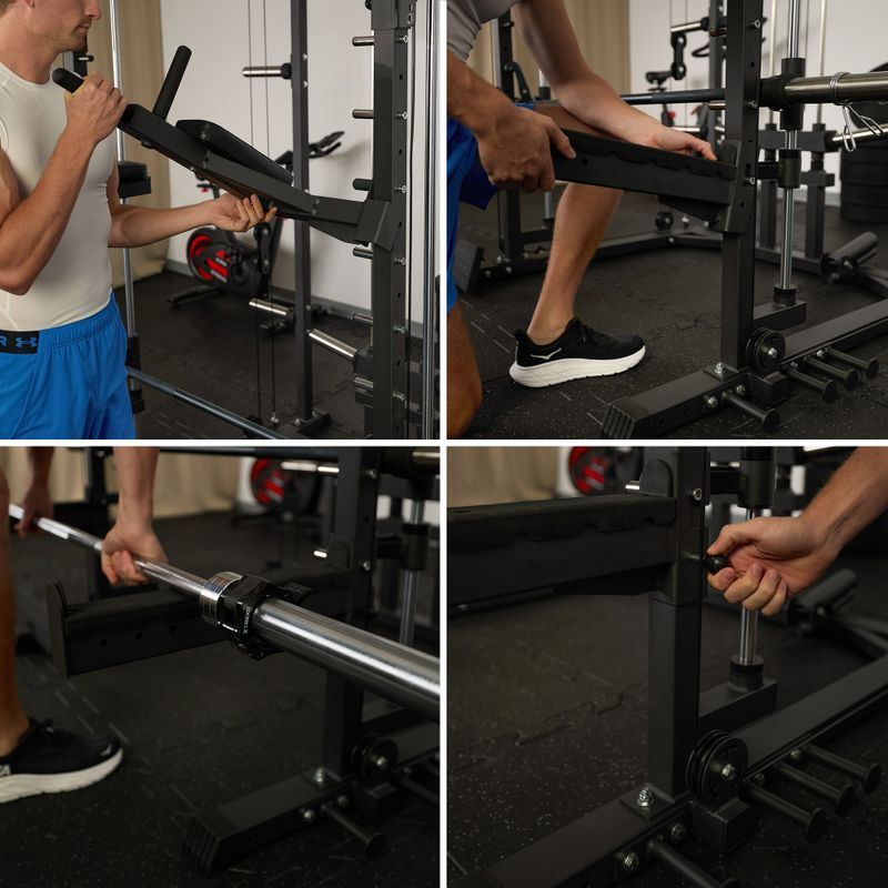 Мултифункционален фитнес уред Atlas XTREXO Hector Commercial  black 10