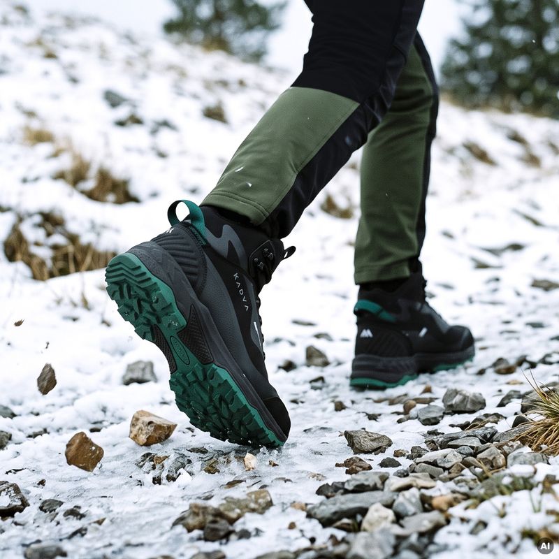 Мъжки зимни обувки KADVA ROCKY MID WP SOFTSHELL черен 12