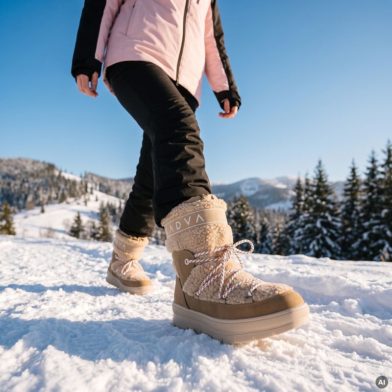 Дамски ботуши за сняг KADVA RYA HG WP WMNS Brown 6