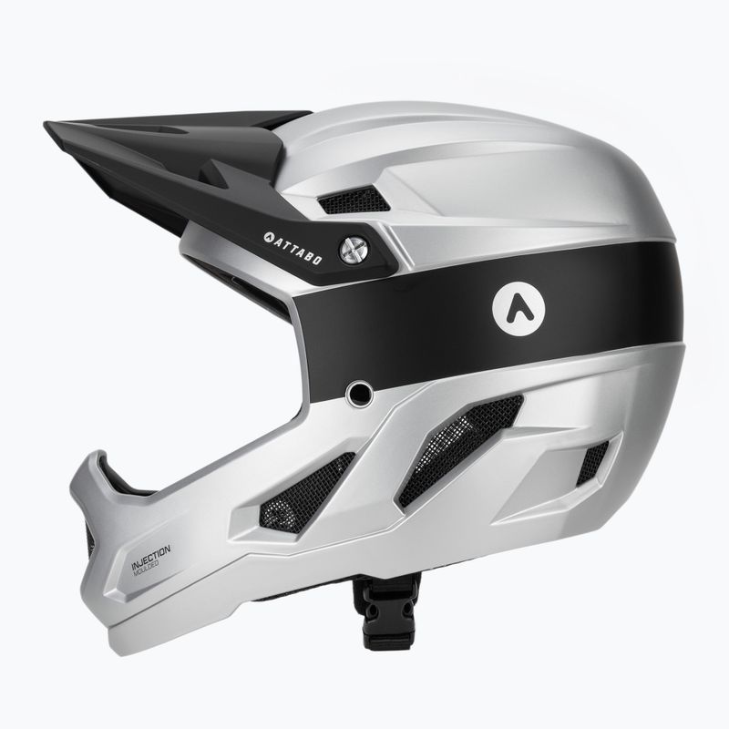 Велосипедна каска ATTABO State 1.0 full face silver 3