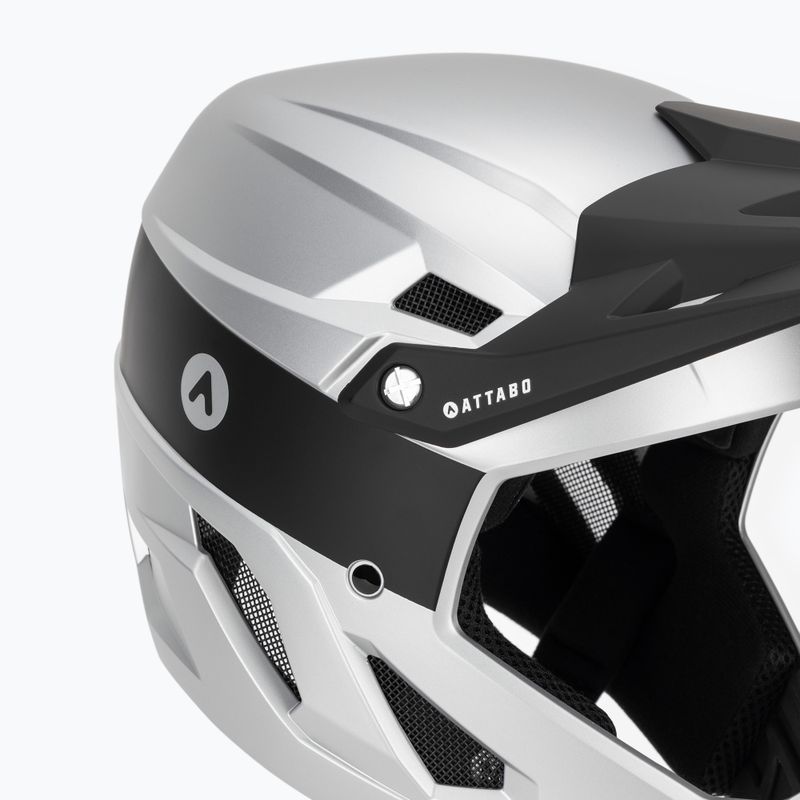 Велосипедна каска ATTABO State 1.0 full face silver 7