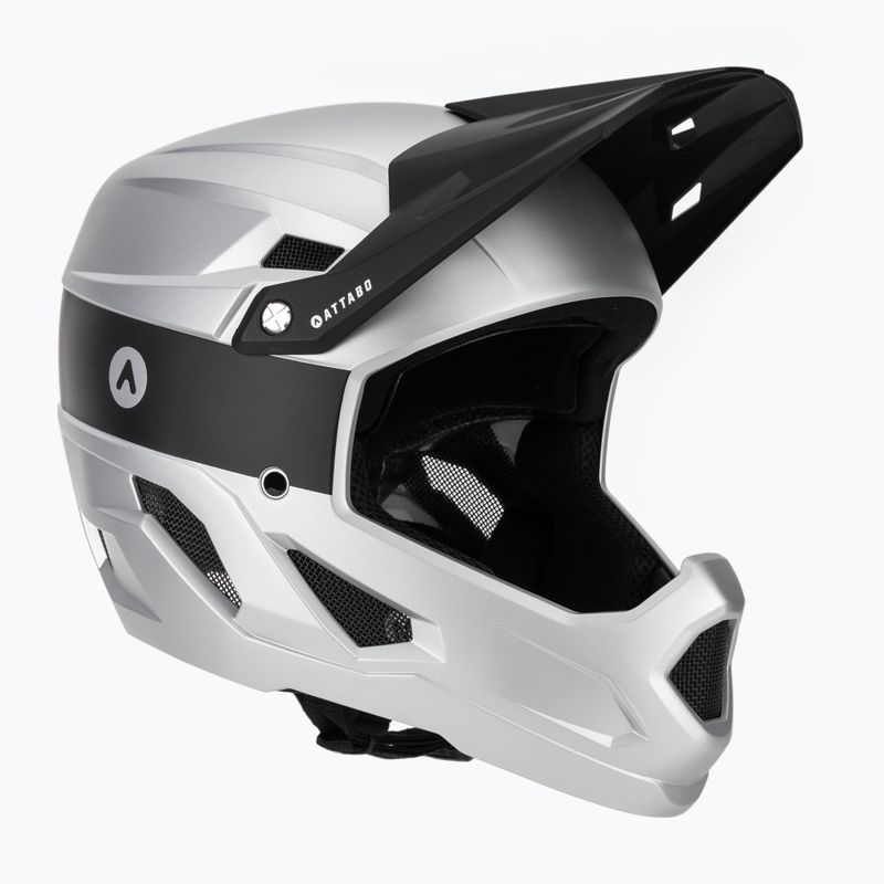 Велосипедна каска ATTABO State 1.0 full face silver 9