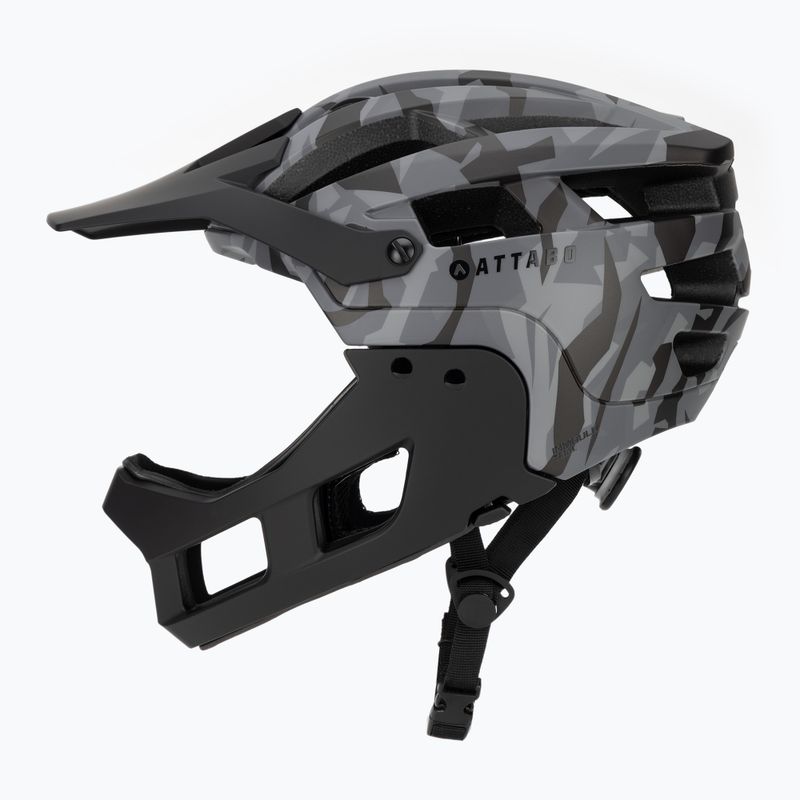 Велосипедна каска ATTABO  State 2.0 full face gray 3