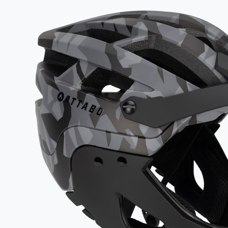 Велосипедна каска ATTABO  State 2.0 full face gray 10