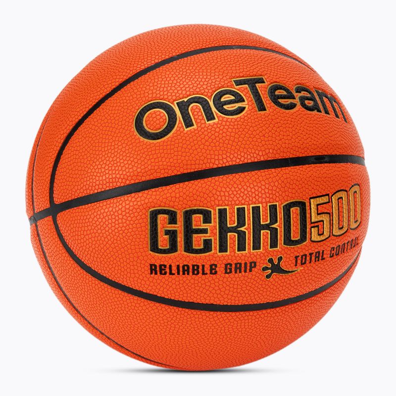 Баскетболна топка OneTeam GEKKO 5 orange 2