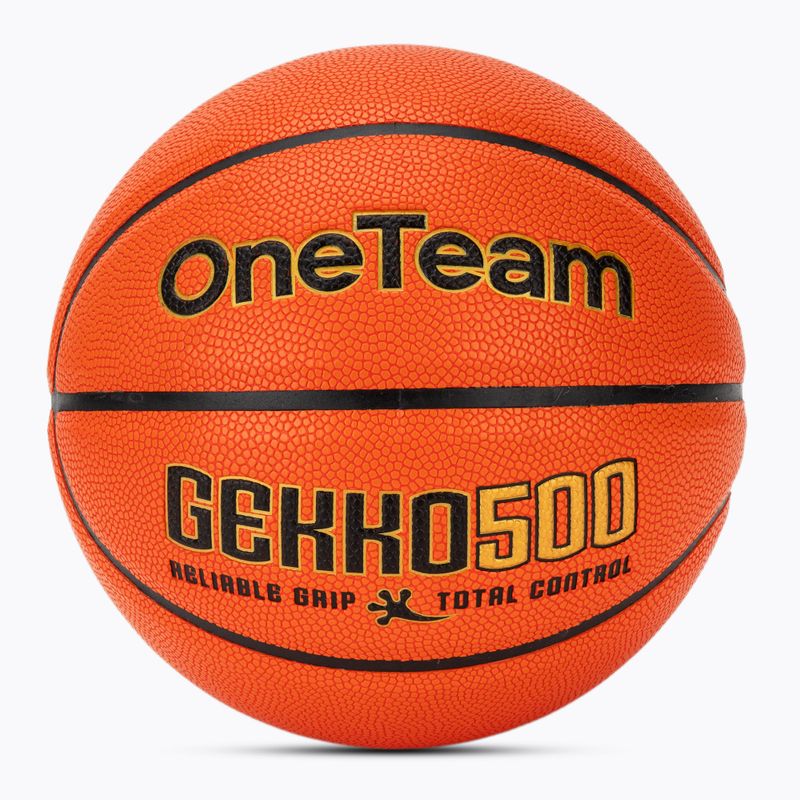 Баскетболна топка OneTeam GEKKO 7 orange