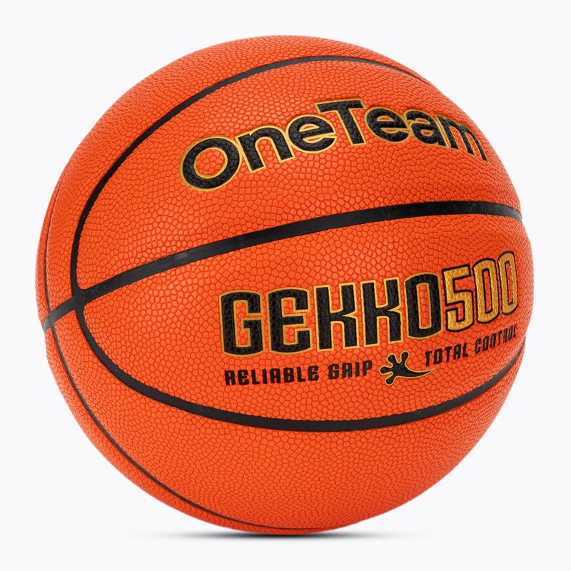 Баскетболна топка OneTeam GEKKO 7 orange 2