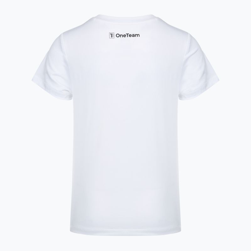 Детски футболен комплект OneTeam Precision Set тениска и шорти бял 9