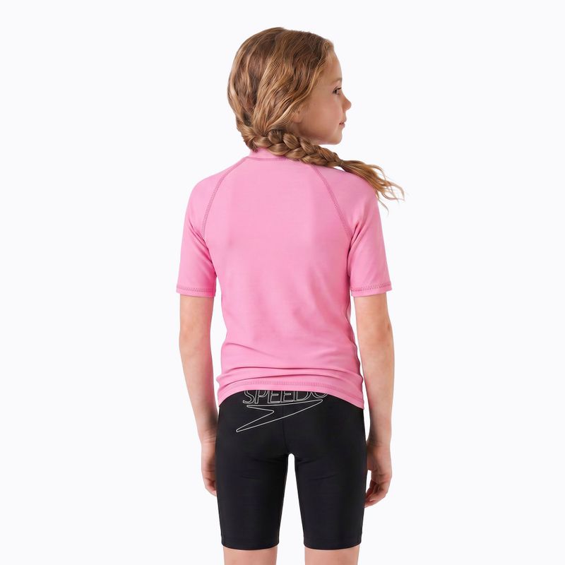 Детска тениска AQUASTIC Rimos UV 50+ UPF pink 2