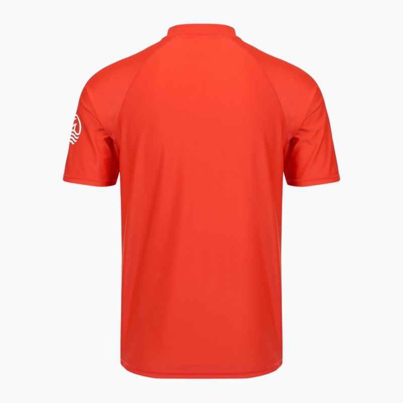 Мъжка тениска AQUASTIC Rimos UV 50+ UPF orange 2