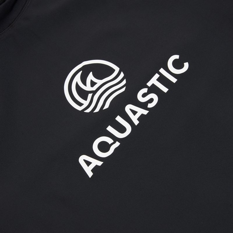Мъжка тениска AQUASTIC Rimos UV 50+ UPF black 4