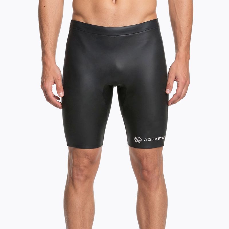 Мъжки неопренови шорти AQUASTIC OceanFlex 5/3 mm GLIDE SKIN черен 3