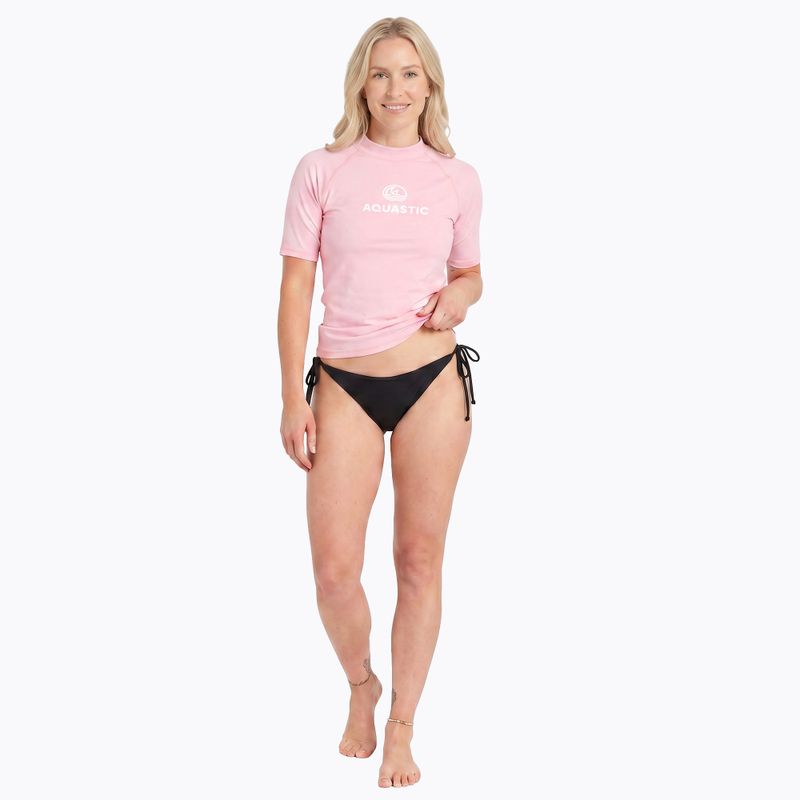Дамска тениска AQUASTIC Rimos WMNS UV 50+ UPF pink 3