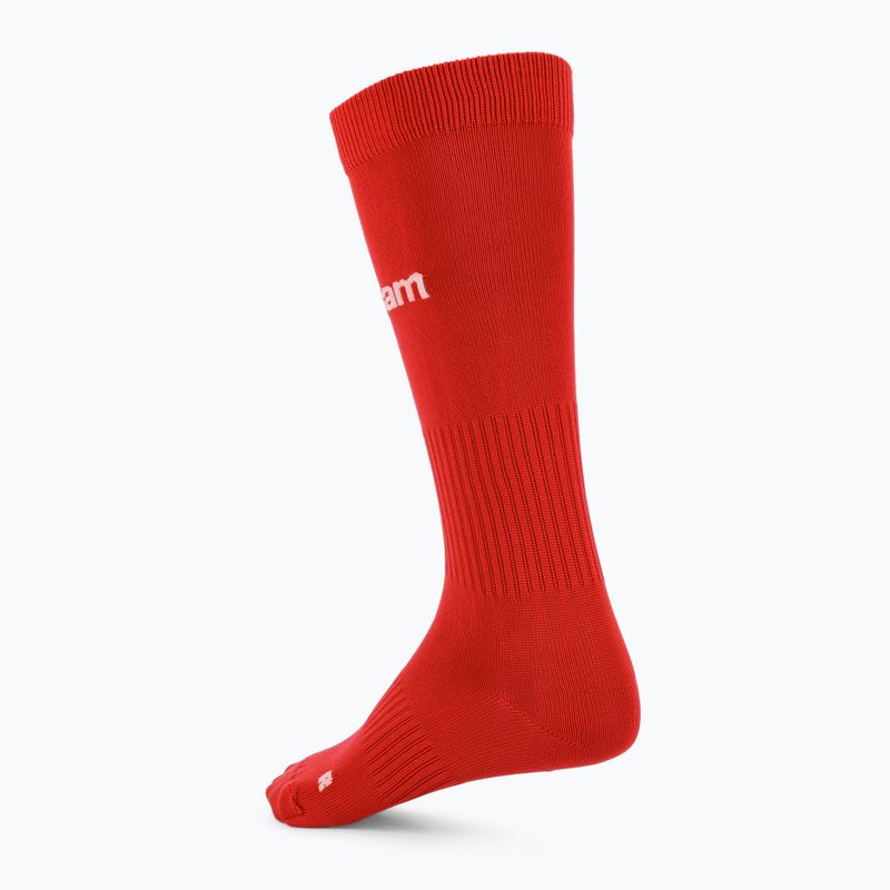 Детски футболни чорапи OneTeam Precision football socks red 2