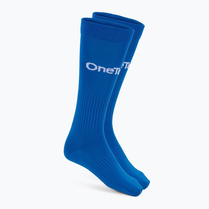 Детски футболни чорапи OneTeam Precision football socks blue