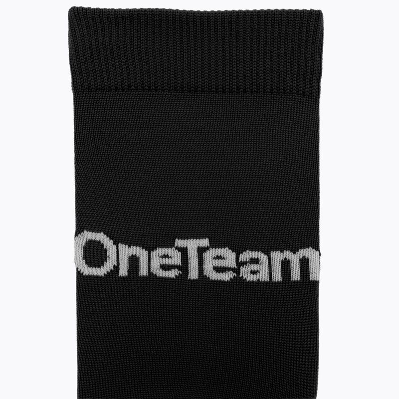 Детски футболни чорапи OneTeam Precision football socks black 3