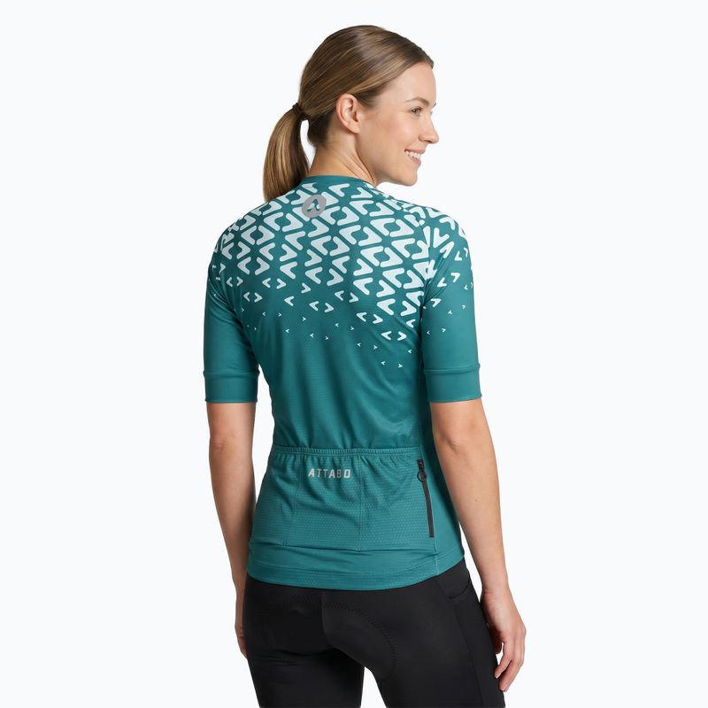 Дамска тениска за колоездене ATTABO Tevi WMNS green 2