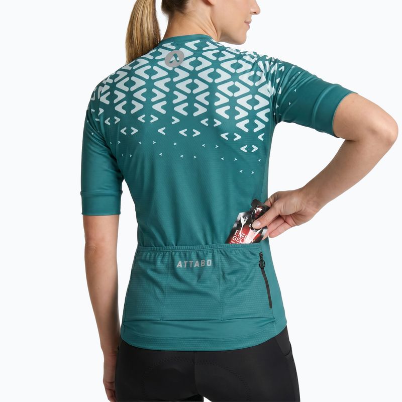 Дамска тениска за колоездене ATTABO Tevi WMNS green 4