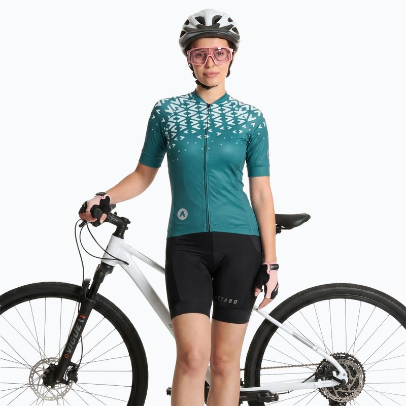 Дамска тениска за колоездене ATTABO Tevi WMNS green 6