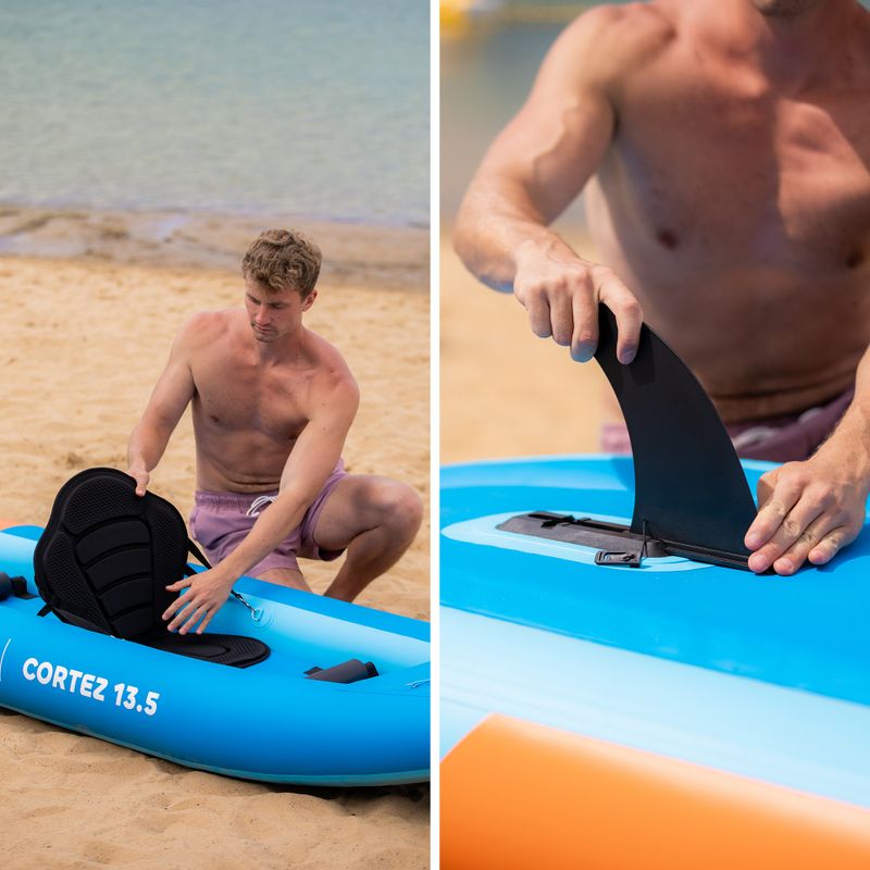 AQUASTIC Cortez 13'5" 410 cm син надуваем каяк за 2 лица 20