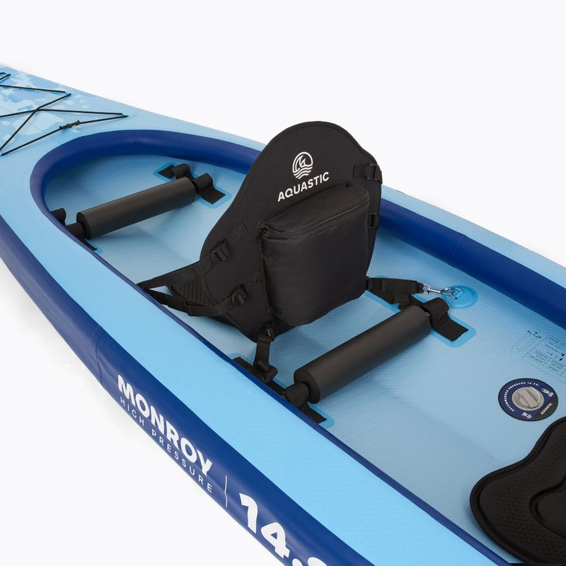 AQUASTIC Monroy 14'0" 427 cm син каяк/SUP хибрид 6