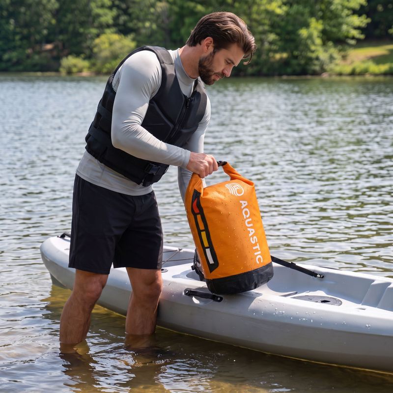Водоустойчив чувал AQUASTIC Dry Bag 20 l Nylon/TPU orange 2