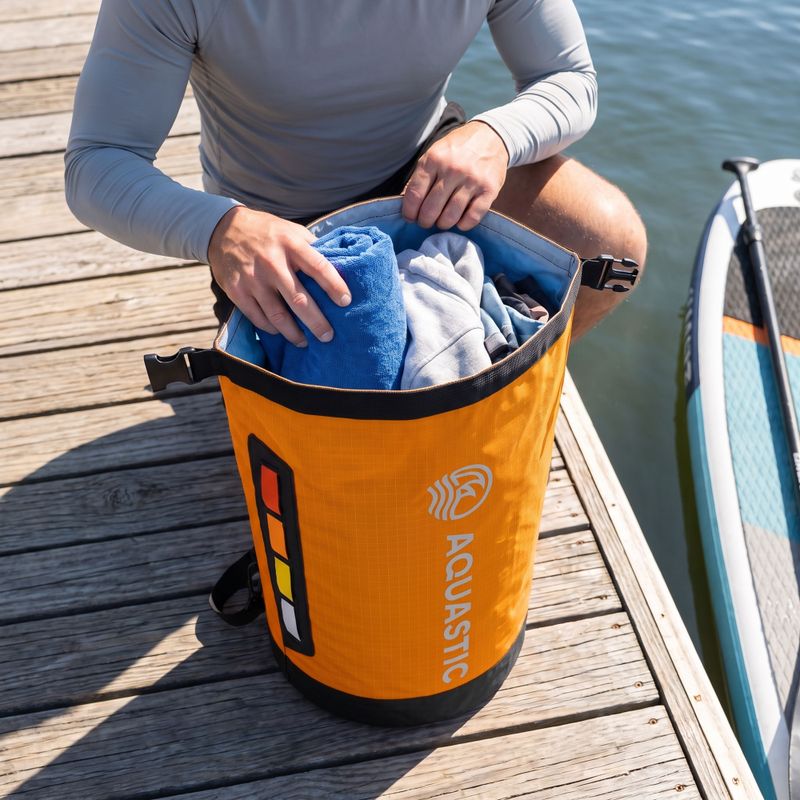 Водоустойчив чувал AQUASTIC Dry Bag 20 l Nylon/TPU orange 4