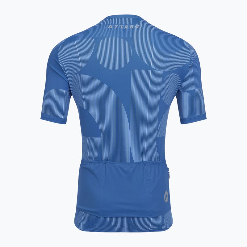 Мъжка тениска за колоездене ATTABO Vites navy blue 2