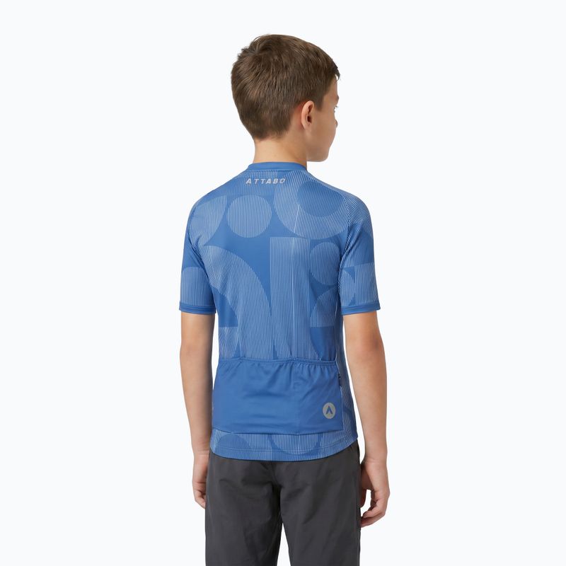Детска тениска за колоездене ATTABO Vites navy blue 2