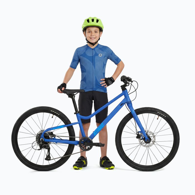 Детска тениска за колоездене ATTABO Vites navy blue 5