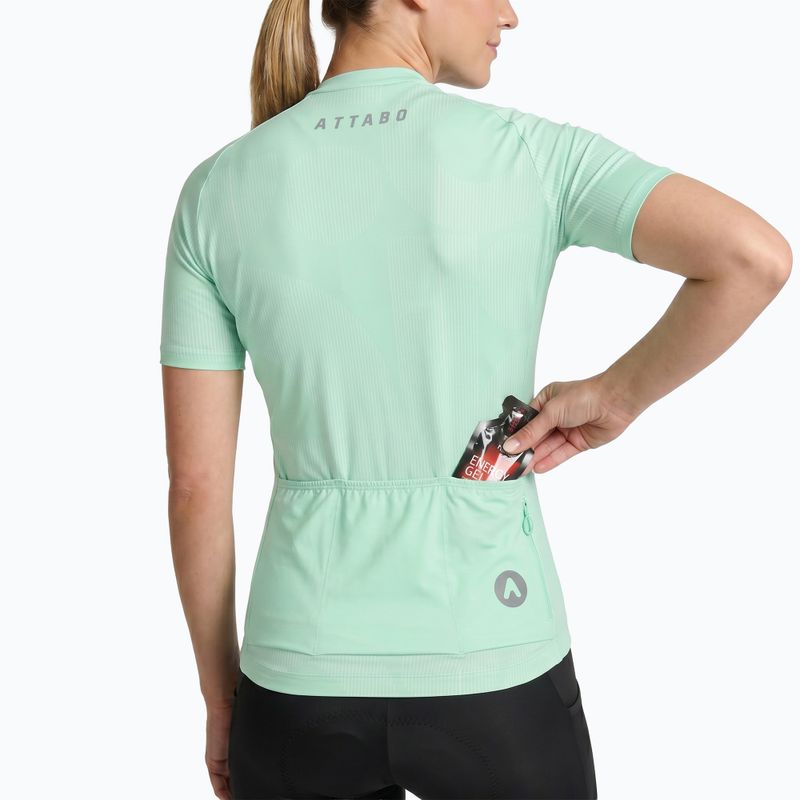 Дамска тениска за колоездене ATTABO Vites WMNS green 3