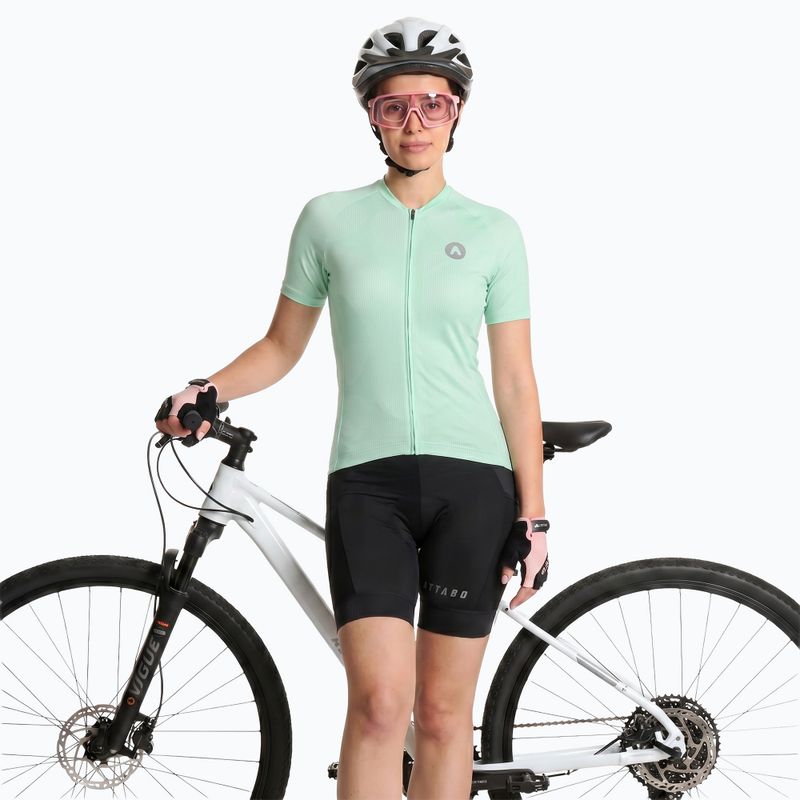 Дамска тениска за колоездене ATTABO Vites WMNS green 6