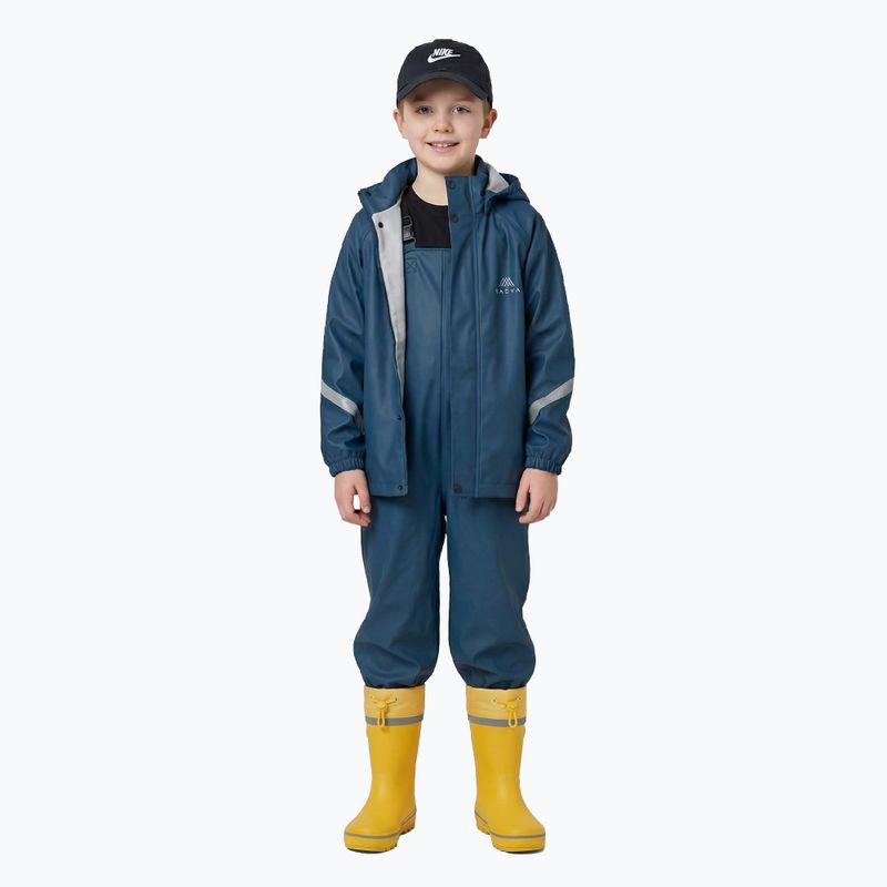 Детски гумени ботуши KADVA PuddleProof JR с жълти светлоотразителни елементи 2