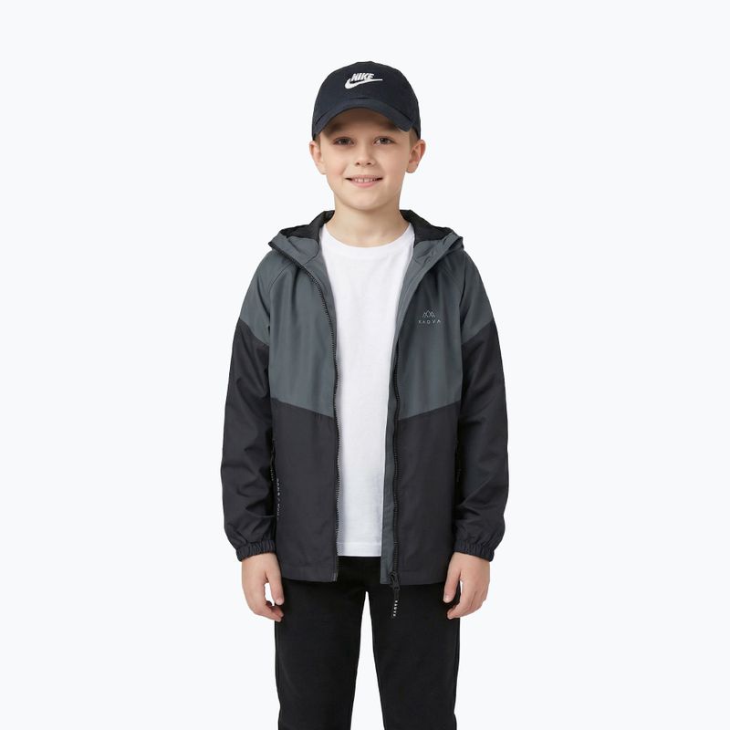 Детско яке за дъжд KADVA Fory Jrb gray 6