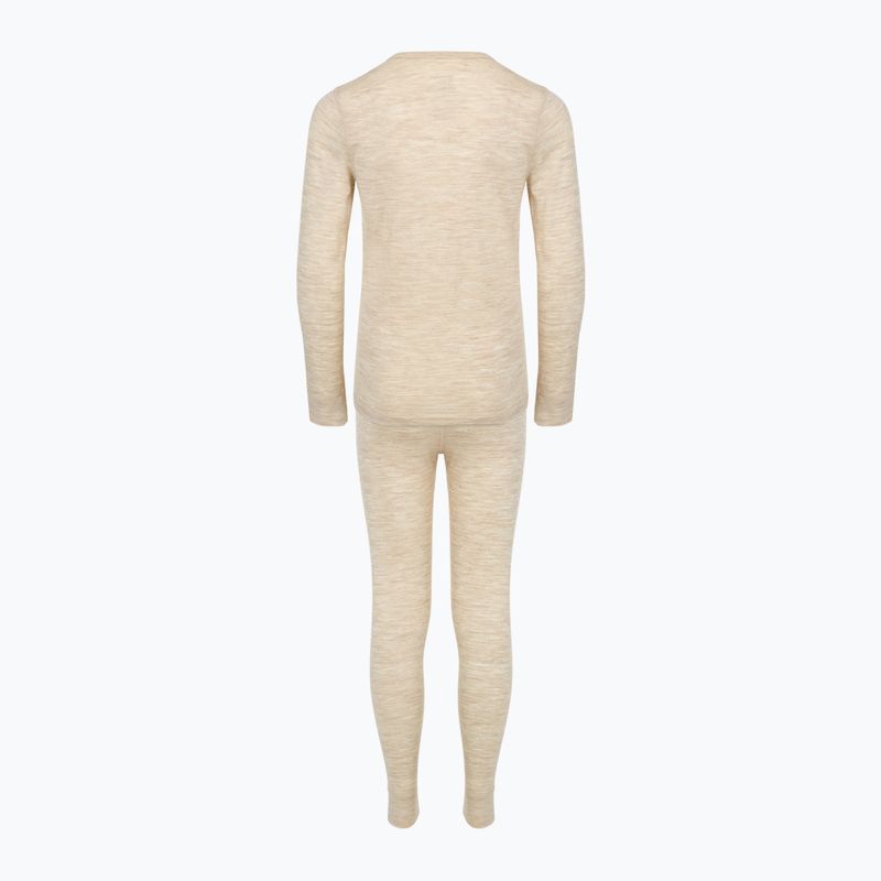Детски комплект термо бельо WOOLCANO Merino SET0683 beige 9