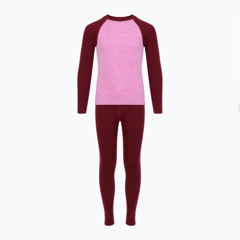 Детски комплект термо бельо WOOLCANO Merino SET0982 purple 8