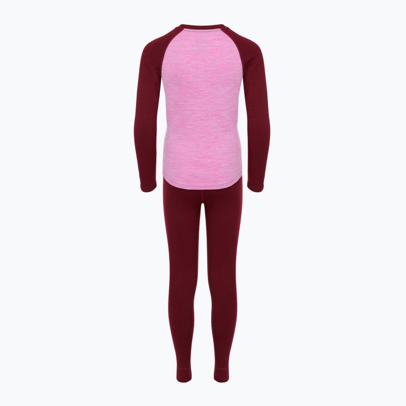 Детски комплект термо бельо WOOLCANO Merino SET0982 purple 9