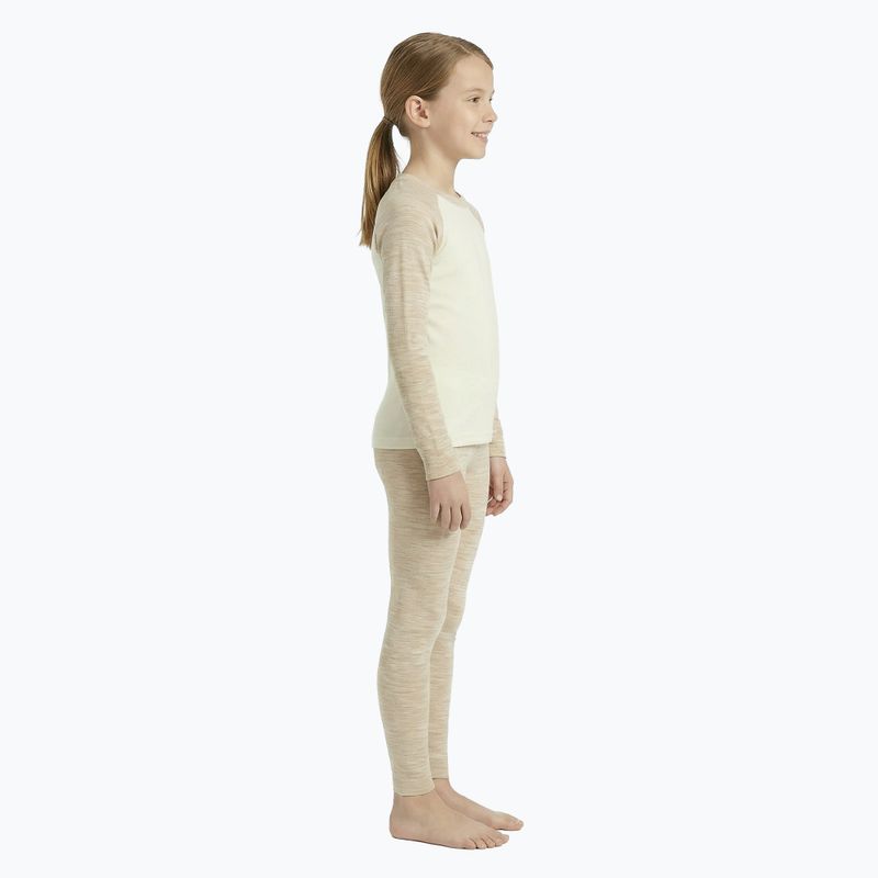 Детски комплект термо бельо WOOLCANO Merino SET0982 beige 2