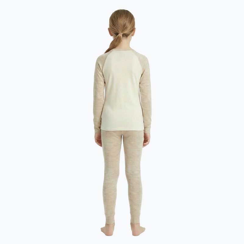 Детски комплект термо бельо WOOLCANO Merino SET0982 beige 3
