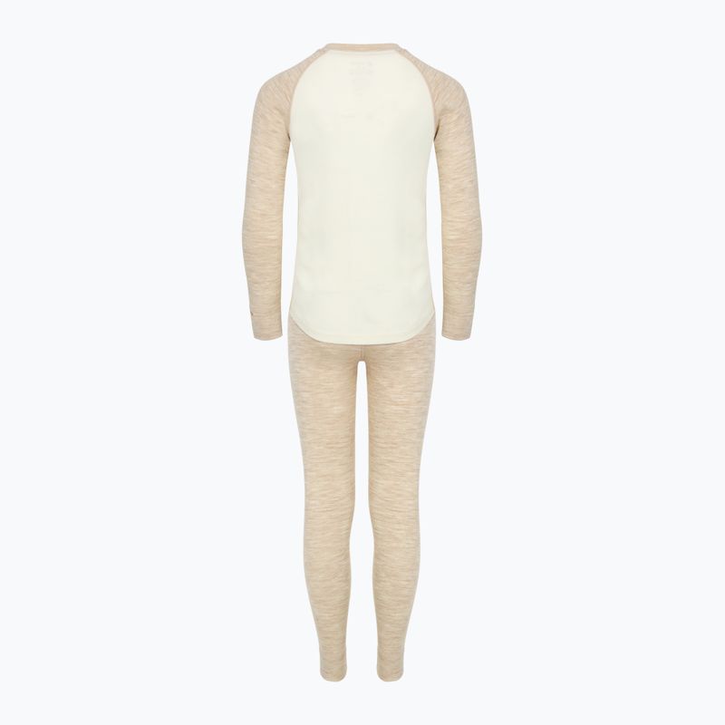 Детски комплект термо бельо WOOLCANO Merino SET0982 beige 9