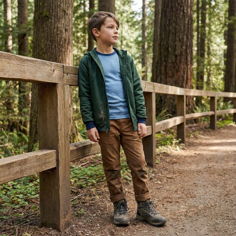 Детски комплект термо бельо WOOLCANO Merino SET0982 blue 7