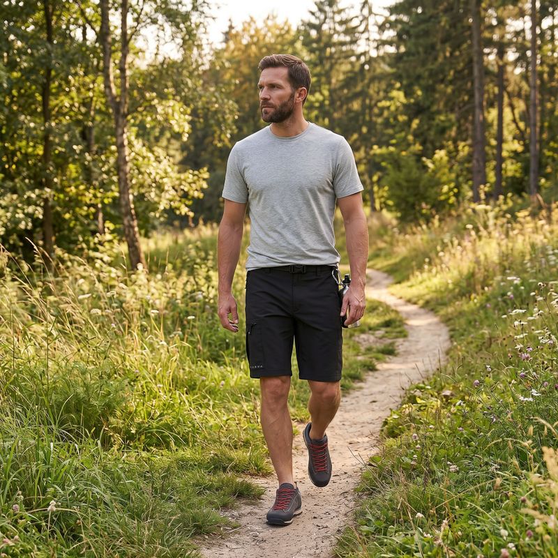 Мъжка тениска за трекинг KADVA Merivra merino green 5