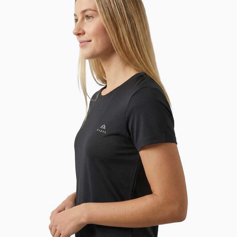 Дамска трекинг тениска KADVA TrailCore breathable black 4