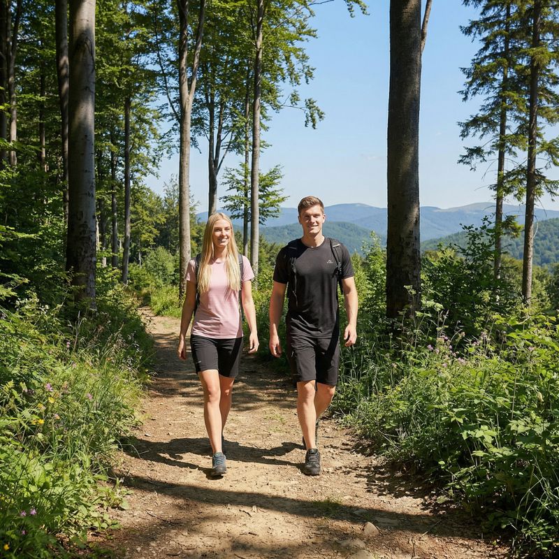 Дамска трекинг тениска KADVA TrailCore breathable pink 5