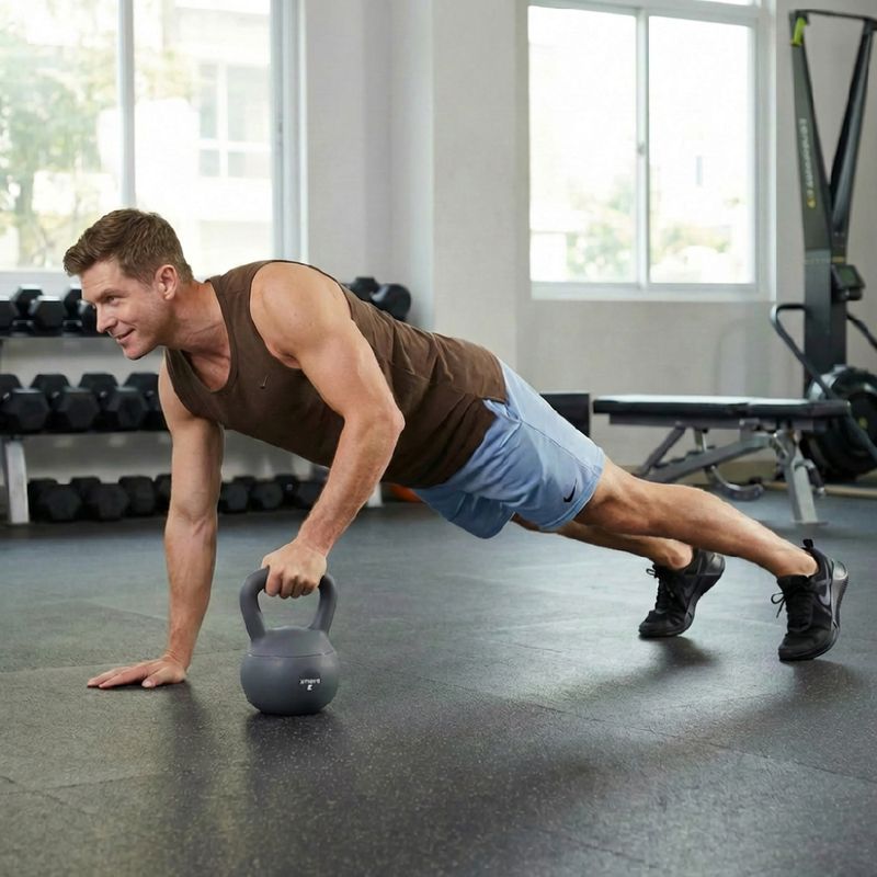 Мек kettlebell XTREXO 8 kg grey 3